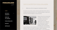 Desktop Screenshot of fossilienladen.com